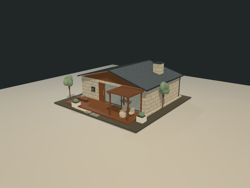 A limestone and cedar home with a sheltered terrace, glazed living room, workspace and planted garden.